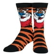 thumbnail image 1 of Cool Socks Novelty Crew Socks Men's Women's, Tony The Tiger Fuzzy, Graphic Print, Large, 1 of 7