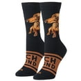 thumbnail image 1 of Cool Socks Novelty Crew Socks Women's Dachshund Dog Breed, Graphic Print, Large, 1 of 6