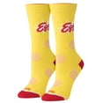 thumbnail image 1 of Cool Socks Novelty Crew Socks Women's Eggo Waffles, Graphic Print, Large, 1 of 5