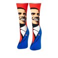 thumbnail image 1 of Cool Socks Novelty Crew Socks Women's Obama, Graphic Print, Large, 1 of 2