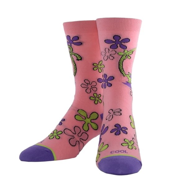 Cool Socks Novelty Crew Socks Women's SpongeBob, Baby Patrick, Graphic Print, Large