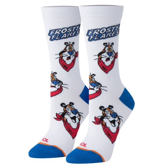 Cool Socks Novelty Crew Socks Women's Tony Faces, Graphic Print, Large