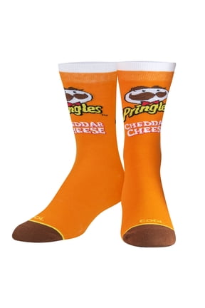 , Pringles Cheddar Cheese Chips, Mens Womens Crew, Funny Print, Large