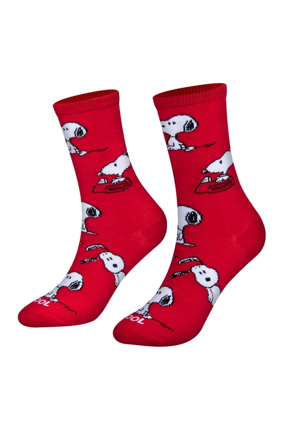 – Snoopy Crew Socks for Big Kids (Ages 7–10) – Peanuts Cartoon Novelty Sock – Fun Retro