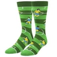 thumbnail image 1 of Cool Socks Soccer Fun Print Novelty Crew Socks for Men, 1 of 6