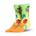 thumbnail image 1 of Cool Socks – Sour Patch Kids Colors Crew Socks – Size Large for Men & Women – Rainbow Gummy Graphic, 1 of 4