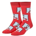 thumbnail image 1 of Cool Socks Confused Mr. Krabs SpongeBob Cartoon Crew Socks, Size Large, 1 of 6