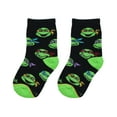 thumbnail image 1 of Cool Socks – Teenage Mutant Ninja Turtles Crew Socks for Kids – TMNT Heads Design – Size Small Ages, 1 of 3