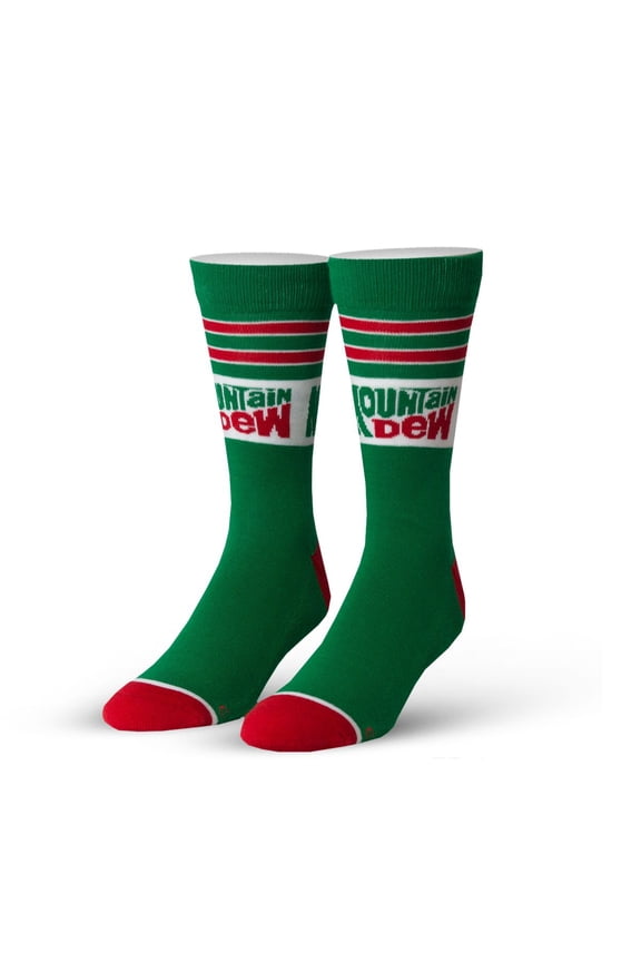 Green One Size Fits Most Crew Socks