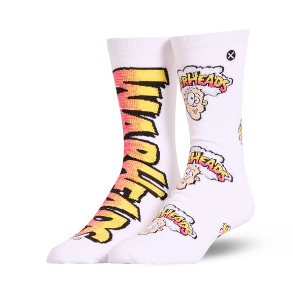 Cool Socks Warheads Split Crew Socks Extreme Sour Candy Sweet Treat Merch Colorful Soft Cotton