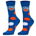 thumbnail image 1 of Cool Socks, Women's Funny Novelty Socks, Dippin Dots Blue Crew, Adult Medium, 1 of 6