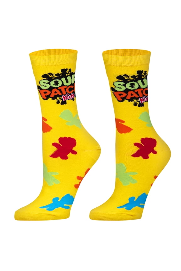 Cool Socks Sour Patch Kids Candy Sweets Crew Socks, Size Medium