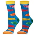 thumbnail image 1 of Cool Socks, Women's Funny Novelty Socks, Swedish Fish Flavors Crew, Adult, 1 of 6