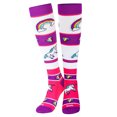 thumbnail image 1 of Cool Socks, Womens, Knee High Compression Socks, Unicorns Print, 1 of 6