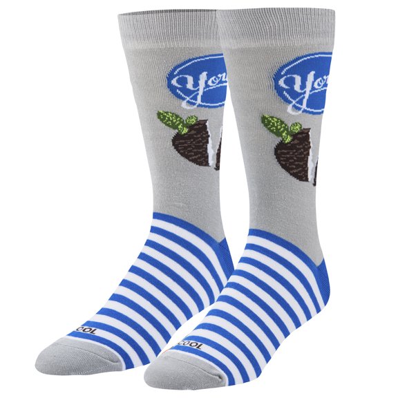 Cool Socks York Peppermint Pattie Fun Print Novelty Crew Socks for Men
