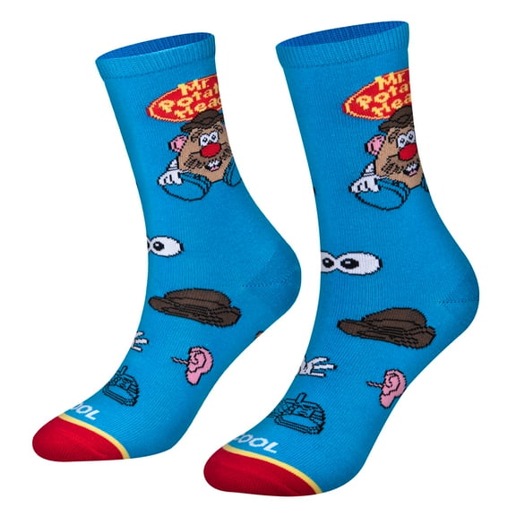 Cool Socks for Kids, Mr. Potato Head Game, Crazy, Soft, Funny, 7-10 Years