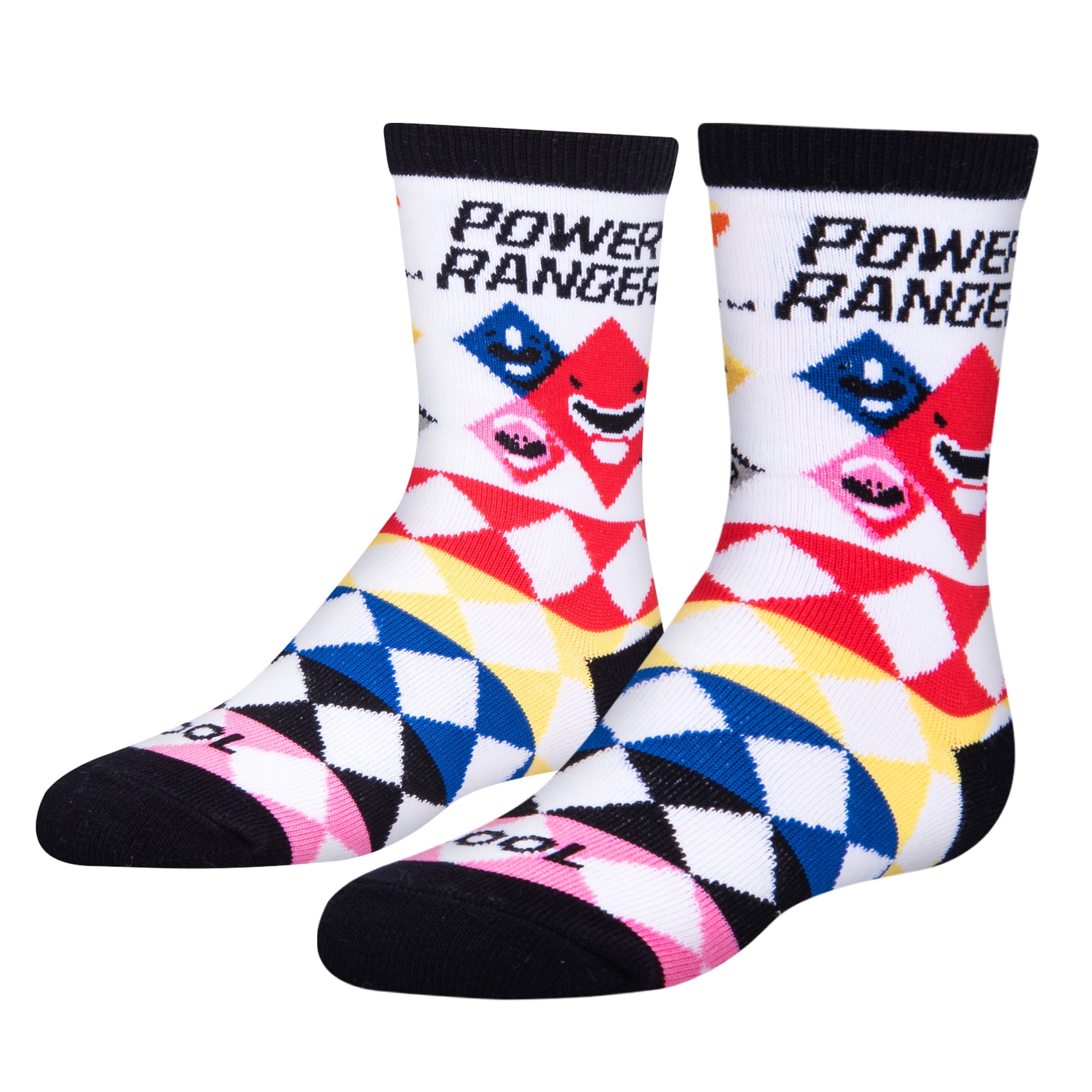 Cool Socks Power Rangers Team Novelty Crew Socks Officially Licensed ...