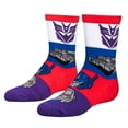 thumbnail image 1 of Cool Socks for Kids, Transformers Prime Vs Megatron, Crazy, Soft, Funny, 4-7 Years, 1 of 5
