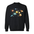 thumbnail image 1 of Cool Solar System Graphic Sweatshirt Men -Image by Shutterstock, Male Small, 1 of 4
