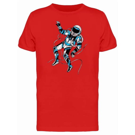 Cool Space Astronaut Doodle Tee Men's -Image by Shutterstock