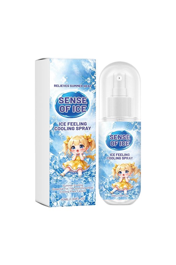 Cool Down Spray, Cool Spray, Portable Cooling, Instant Freeze Spray for Sports, Lasting Cool Mist Spray For Clothes and Body