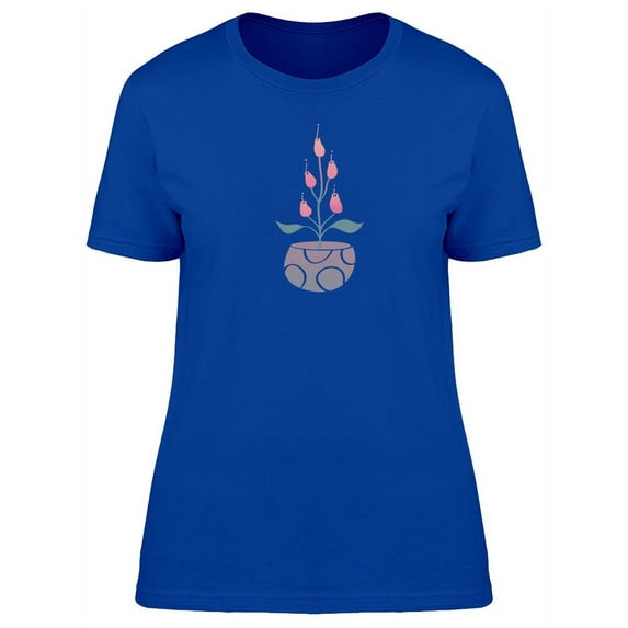 Cool Spring Flowers In A Pot T-Shirt Women -Image by Shutterstock, Female XX-Large