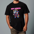 thumbnail image 1 of Cool Spy Gaming Ninjas Funny Unicorn Gamer Boy Girl Kids Art Unisex T-Shirt V11895 up to size 5XL, 1 of 2
