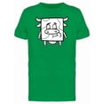 thumbnail image 1 of Cool Square Cow Cartoon Tee Men's -Image by Shutterstock, 1 of 1