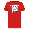 thumbnail image 1 of Cool Square Cow Cartoon Tee Men's -Image by Shutterstock, 1 of 1