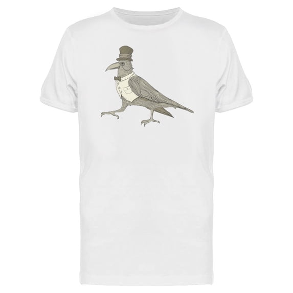 Cool Steampunk Raven Tee Men's -Image by Shutterstock