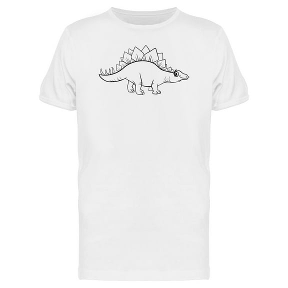 Cool Stegosaurus Dinosaur Doodle Tee Men's -Image by Shutterstock