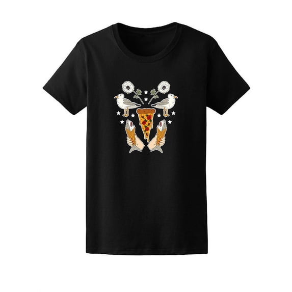 Cool Sticker Style T-Shirt Women -Image by Shutterstock, Female Small
