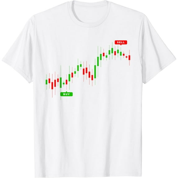 Cool Stock Trading Art For Men Women Day Trader Stock Market T-Shirt100% pure cotton white short-sleeved T-shirts for men and women