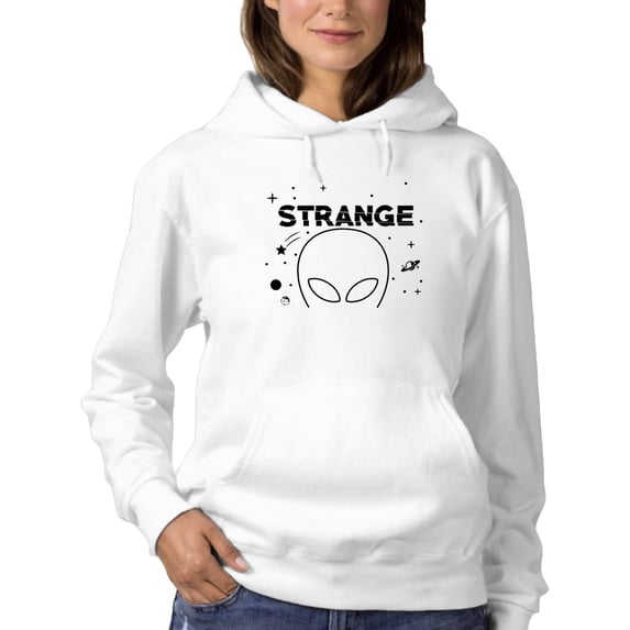 Cool Strange Alien Design Hoodie Women -GoatDeals Designs, Female 3X-Large