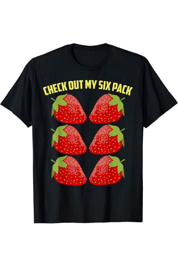 Cool Strawberry Art For Men Women Strawberry Fruit Lover T-Shirt