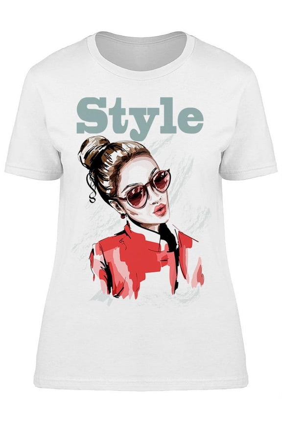 Cool Style Model T-Shirt Women -Image by Shutterstock, Female x-Large