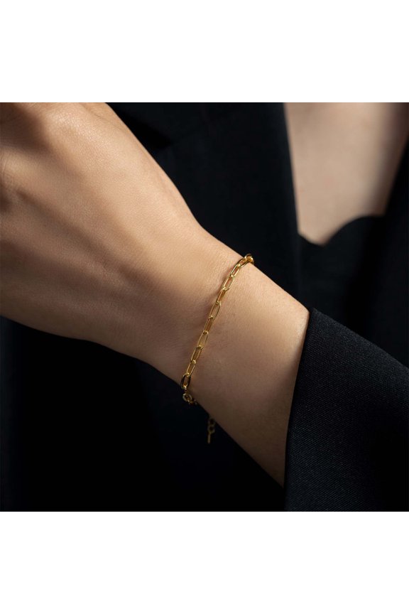 Cool Style Simple All-match Texture S925 Sterling Silver Bracelet