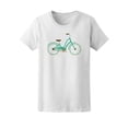 thumbnail image 1 of Cool Stylish Retro Bicycle T-Shirt Women -Image by Shutterstock, Female Medium, 1 of 2