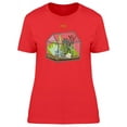 thumbnail image 1 of Cool Succulents Terrarium T-Shirt Women -Image by Shutterstock, Female Medium, 1 of 2