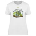 thumbnail image 1 of Cool Succulents Terrarium T-Shirt Women -Image by Shutterstock, Female Small, 1 of 2