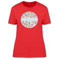 thumbnail image 1 of Cool Sumer Lovers Doodles T-Shirt Women -Image by Shutterstock, Female Large, 1 of 2