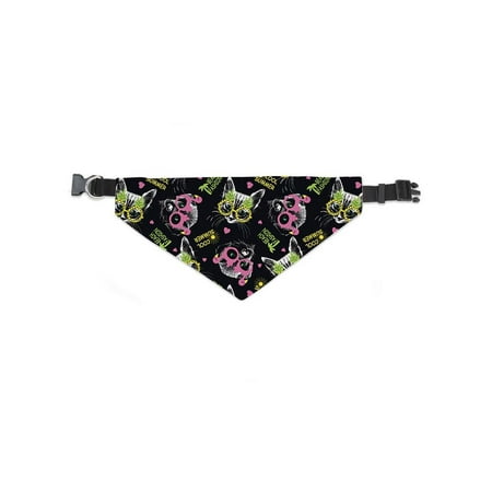 Cool Summer Cat Pattern Bandana -Image by Shutterstock, Large