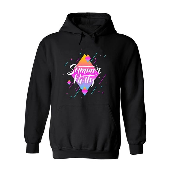 Cool Summer Party Hoodie Men -Image by Shutterstock, Male Large