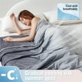 thumbnail image 1 of Cool Summer Quilt – Cooling Blanket Everlasting Cold Touch for Hot Sleepers, Lightweight Design Summer Ice Blanket for Night Sweats, Machine Washable Comfort For Singles & Couple 200*230cm, 1 of 8