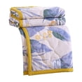 thumbnail image 1 of Cool Summer Quilt Floral Pattern Soft and Breathable for Bedroom, Dormitory, Air-conditioned Room, 1 of 6