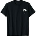 thumbnail image 1 of Cool Summer Vacation Men Women Beach Palm Tree T-Shirt, 1 of 3