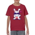 thumbnail image 1 of Cool Sunglasses Bunny T-Shirt Juniors -Image by Shutterstock,  Medium, 1 of 4