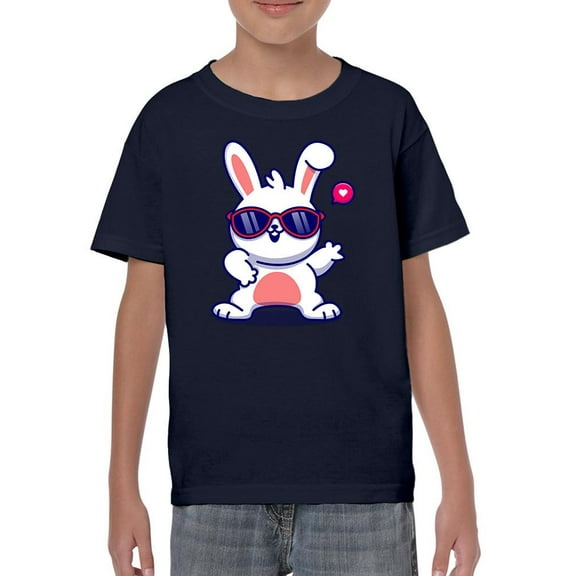 Cool Sunglasses Bunny T-Shirt Juniors -Image by Shutterstock,  x-Small
