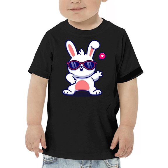 Cool Sunglasses Bunny T-Shirt Toddler -Image by Shutterstock, 4 Toddler