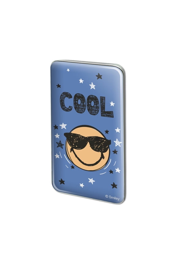 Cool Sunglasses Smiley Face with Stars Officially Licensed Metal Rectangle Lapel Hat Pin Tie Tack Pinback